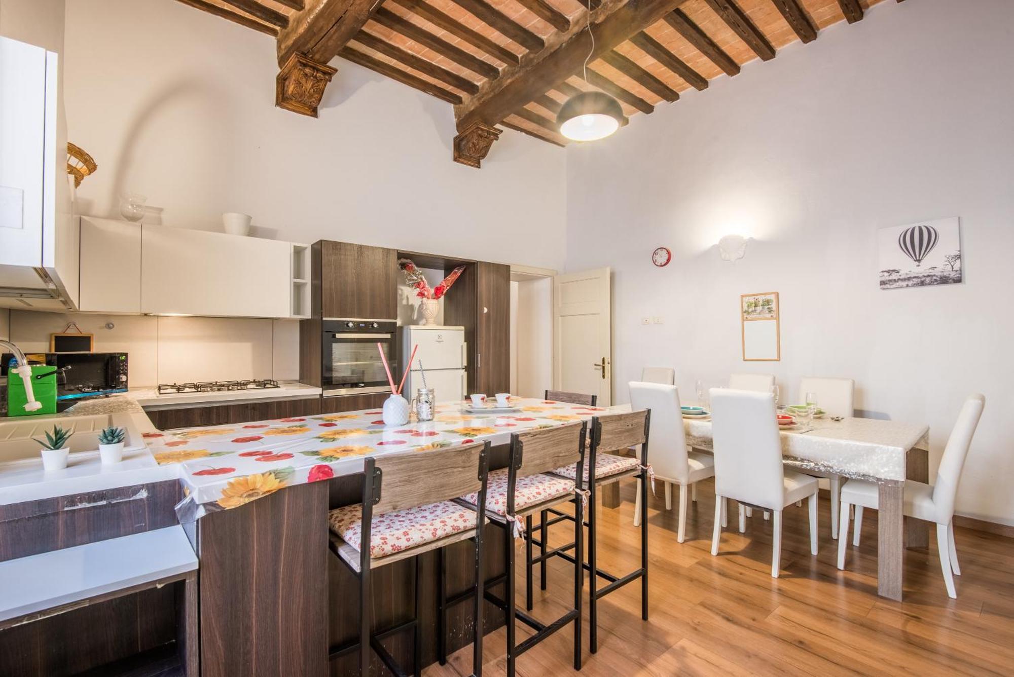 Incantevole Appartamento Banchi Di Sopra Siena Esterno foto