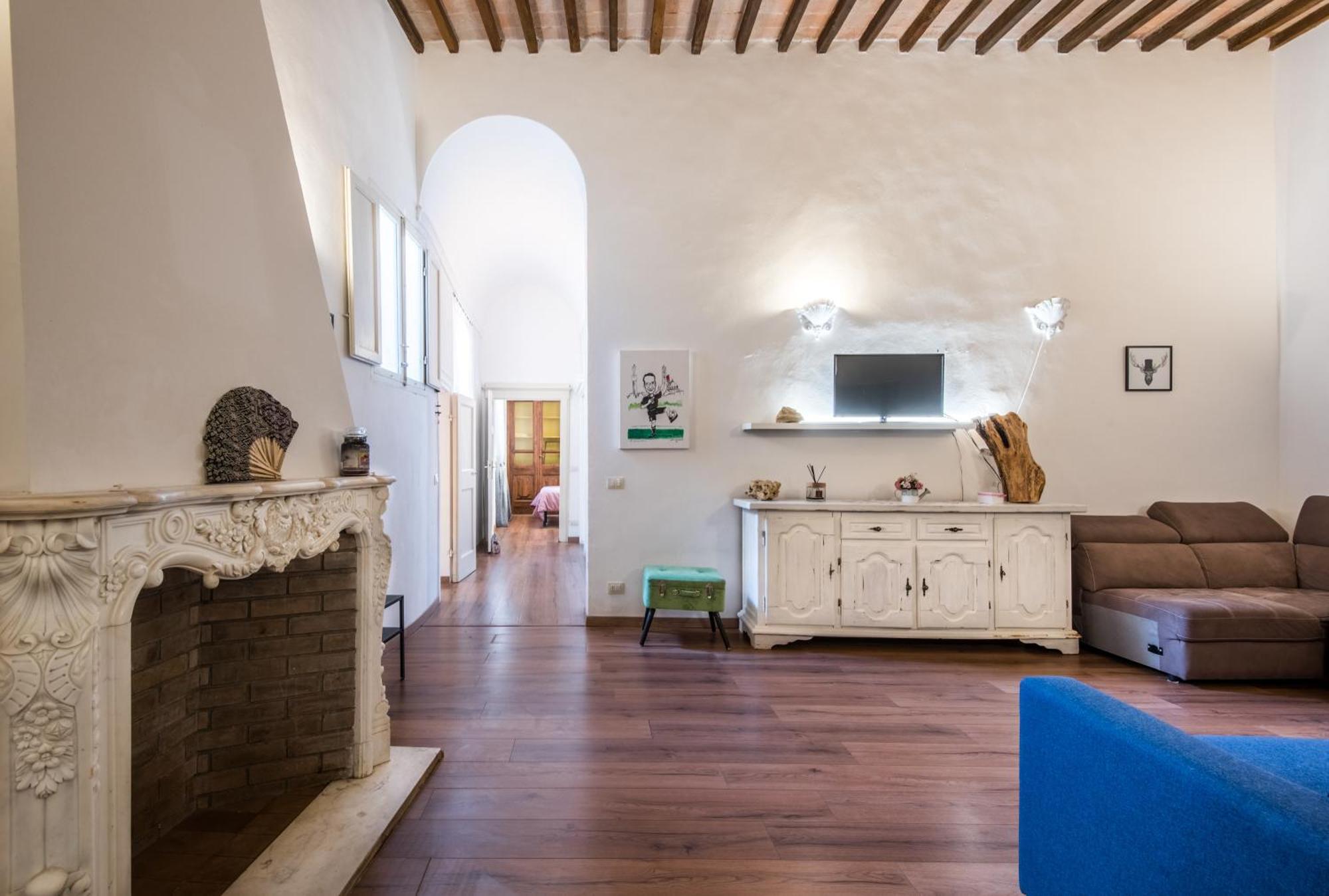 Incantevole Appartamento Banchi Di Sopra Siena Esterno foto