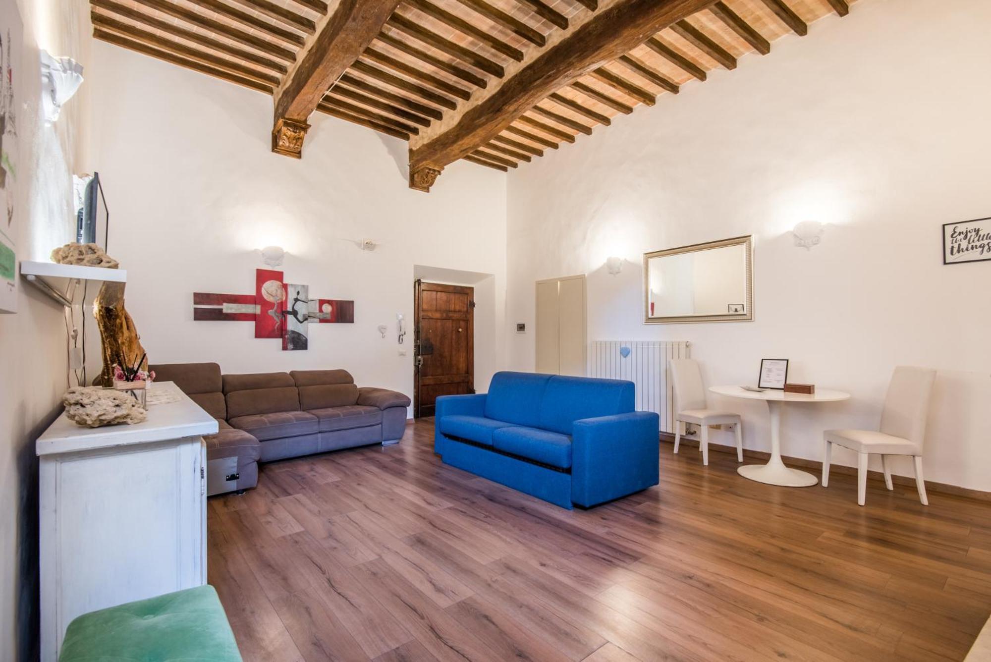 Incantevole Appartamento Banchi Di Sopra Siena Esterno foto